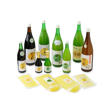 弊社製造　ぽん酢商品群