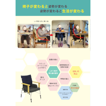 座るをサポートするオリジナル製品の椅子